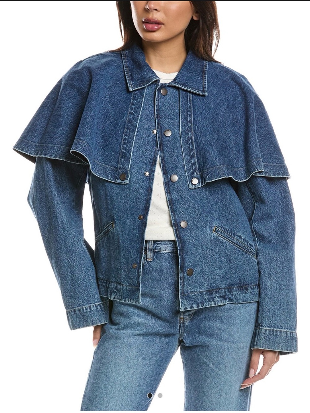 Stetson 100% Cotton Cape Jean Jacket